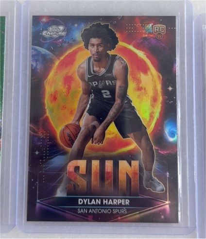 2025-26 Topps Cosmic Chrome Planetary Pursuit Sun #PPS-9 Dylan Harper — front