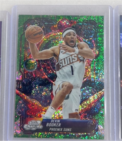 2025-26 Topps Chrome Cosmic Devin Booker Propulsion #PRP-14 — front