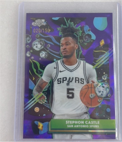 2025-26 Topps Chrome Cosmic #30 Stephon Castle — front