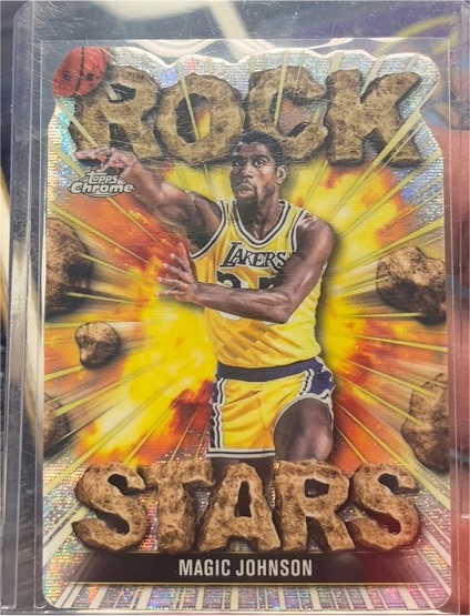 2025-26 Topps Chrome #RS-11 Magic Johnson Rock Stars — front