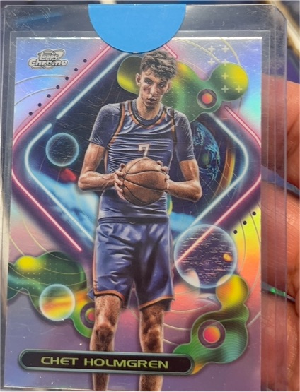 2023-24 Topps Cosmic Chrome #86 Chet Holmgren — front