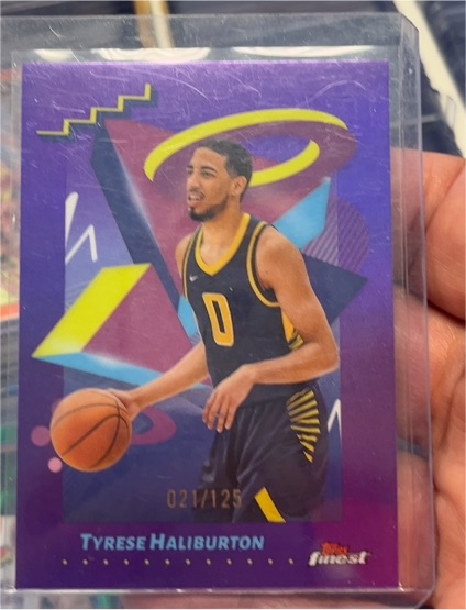 2024-25 Topps Finest #233 Tyrese Haliburton — front