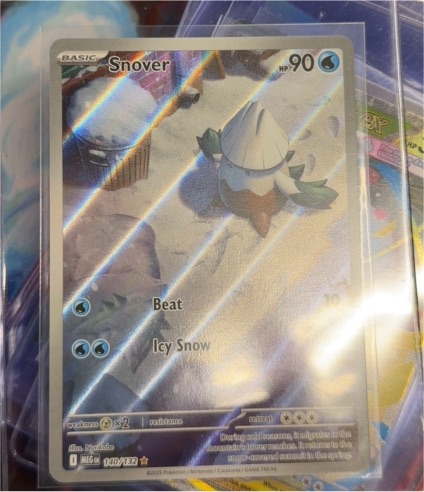 2025 Pokémon Mega Evolutions #140/132 Snover — front