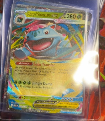 2016 Pokémon Mega Venusaur EX 003/132 — front