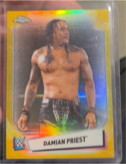 2021 Topps Chrome WWE #80 Damian Priest — front