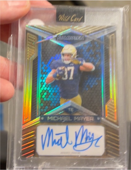 2023 Wild Card Alumination #WCR-68 Michael Mayer — front