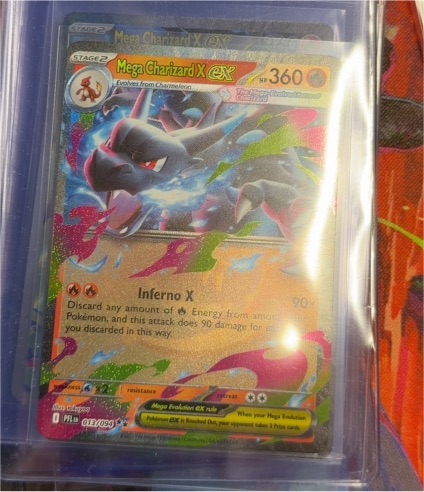 2025 The Pokémon Company Mega Charizard X ex #013/094 — front