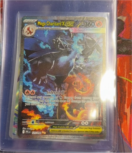 2025 Pokémon Mega Charizard X ex #125/094 — front