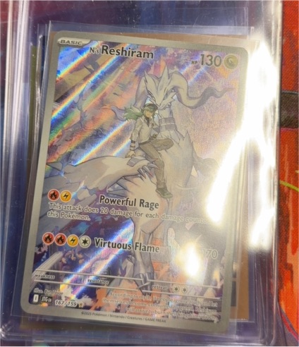 2025 Pokémon Journey Together #167 N's Reshiram — front