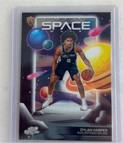 2025-26 Topps Cosmic Chrome #SW-7 Dylan Harper Space Walk RC — front