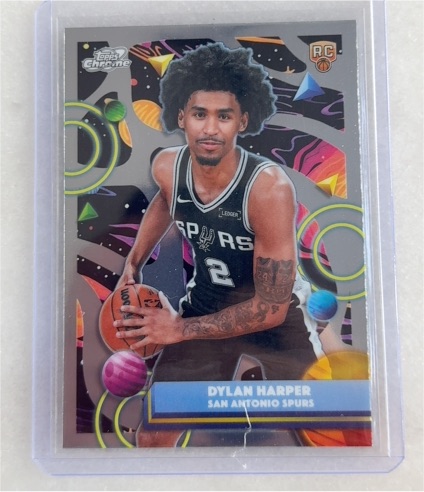 2025-26 Topps Chrome Cosmic #186 Dylan Harper — front