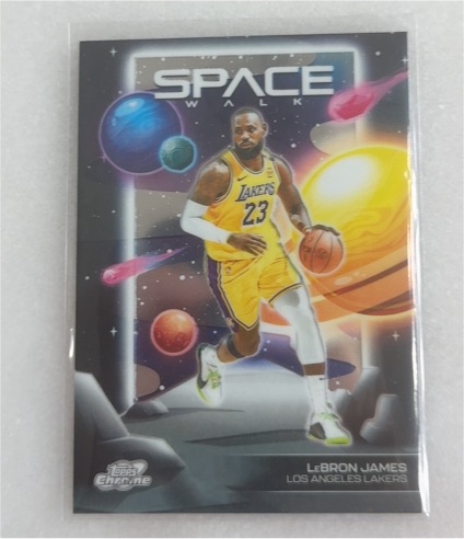 2025-26 Topps Cosmic Chrome #SW-1 LeBron James Space Walk — front