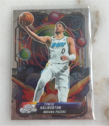 2025-26 Topps Cosmic Chrome #PRP-10 Tyrese Haliburton — front