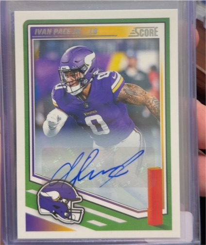 2025 Panini Score #287 Ivan Pace Jr. — front