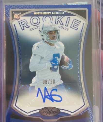 2024 Panini Certified #RS-AGD Anthony Gould Rookie Signatures — front