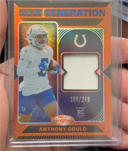 2024 Panini Certified New Generation Jerseys Anthony Gould #NGS-AGD — front