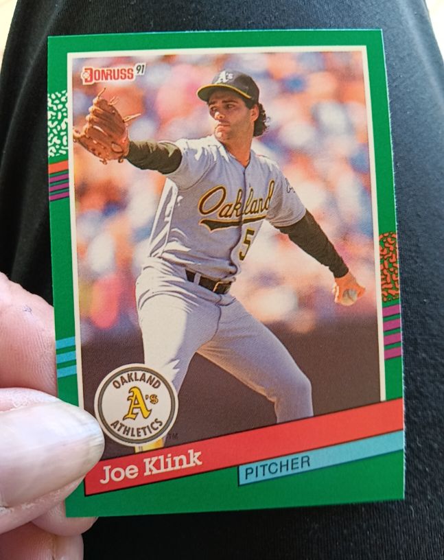 1991 Donruss #591 Joe Klink — front