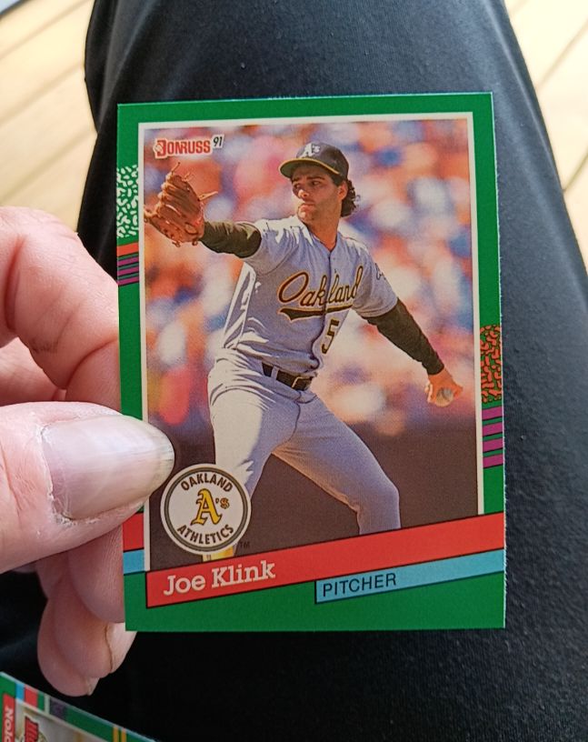 1991 Donruss #591 Joe Klink — front