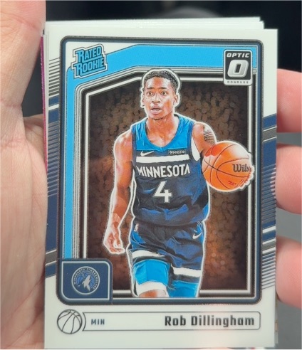2024-25 Panini Donruss Optic #259 Rob Dillingham — front