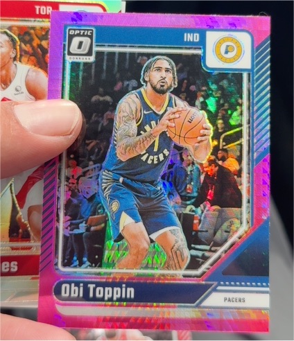 2024-25 Panini Donruss Optic #149 Obi Toppin — front