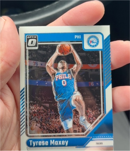 2024-25 Donruss Optic #135 Tyrese Maxey — front
