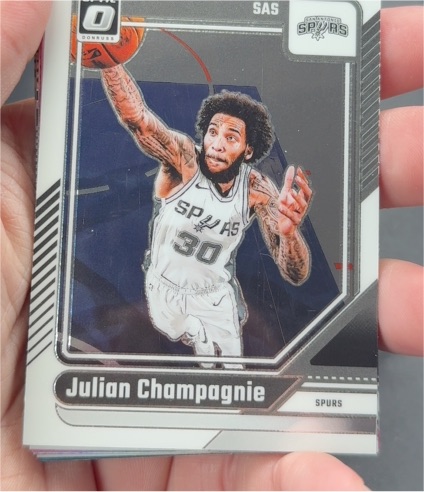 2024-25 Donruss Optic #32 Julian Champagnie — front