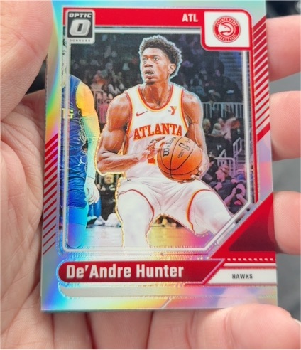 2024-25 Panini Donruss Optic #50 De'Andre Hunter — front