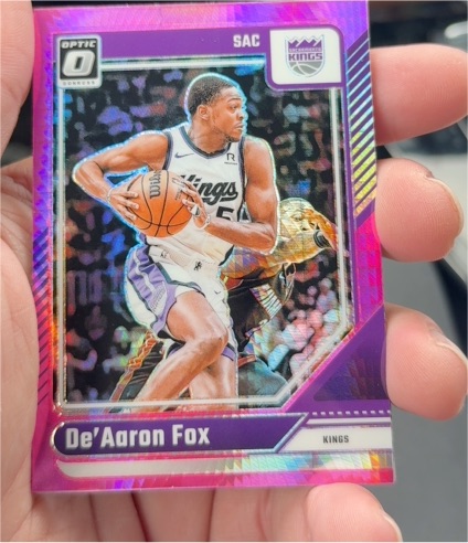 2024-25 Panini Donruss Optic #219 De'Aaron Fox — front