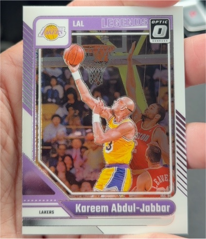 2024-25 Donruss Optic #228 Kareem Abdul-Jabbar — front