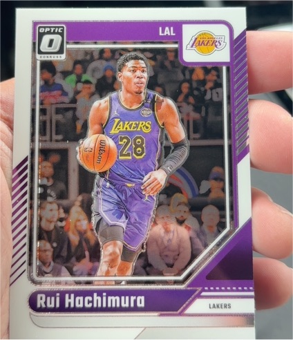 2024-25 Panini Donruss Optic #18 Rui Hachimura — front