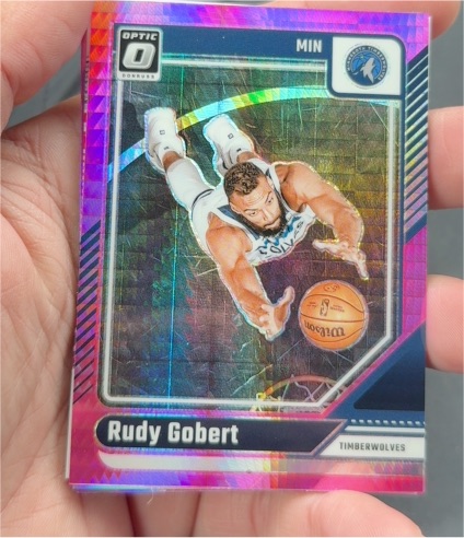 2024-25 Donruss Optic #222 Rudy Gobert — front