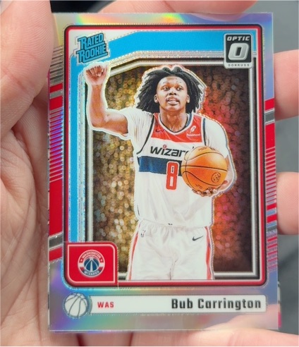 2024-25 Panini Donruss Optic #273 Bub Carrington — front