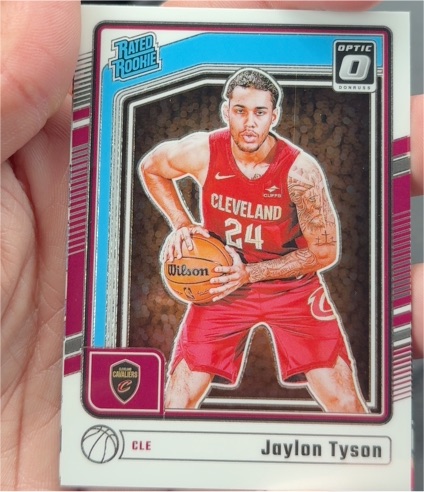 2024-25 Donruss Optic #253 Jaylon Tyson — front
