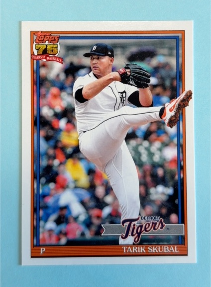 2026 Topps Series 1 1991 Topps #T91-79 Tarik Skubal — front