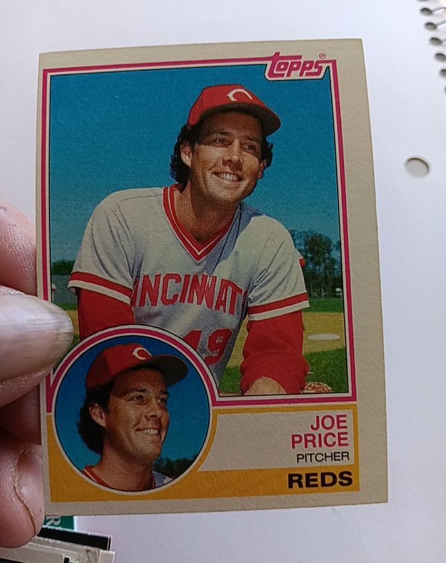 1983 Topps #191 Joe Price — front