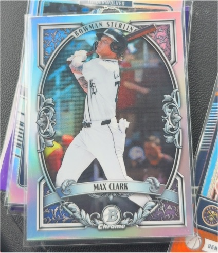2026 Bowman Chrome #BST-5 Max Clark Bowman Sterling — front