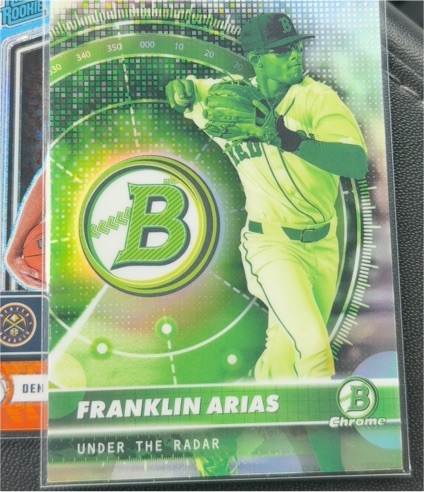 2026 Bowman Chrome #UR-5 Franklin Arias Under The Radar — front