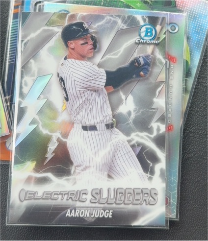 2026 Bowman Chrome #ES-15 Aaron Judge Electric Sluggers — front