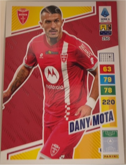 2023 Panini Adrenalyn XL Serie A #250 Dany Mota — front