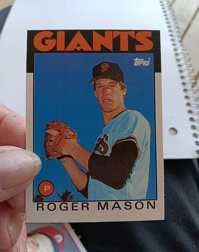 1986 Topps Traded #70T Roger Mason — front