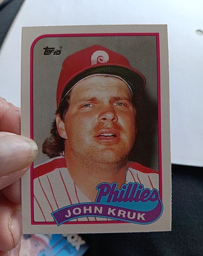 1989 Topps Traded #63T John Kruk Philadelphia Phillies — front