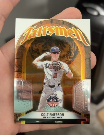 2026 Panini Stars & Stripes Prizm #8 Colt Emerson Talisman — front