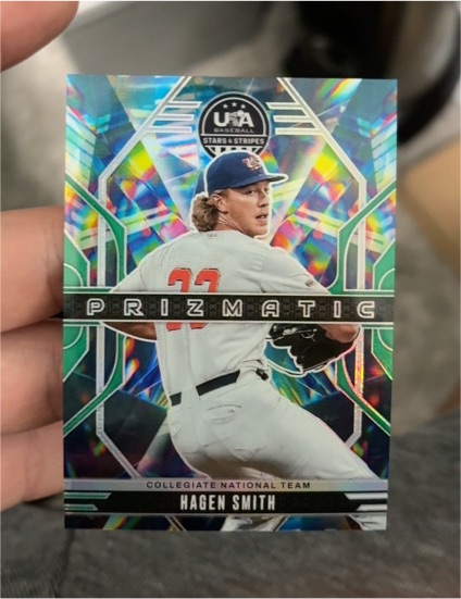 2026 Panini Stars & Stripes Prizmatic #19 Hagen Smith — front