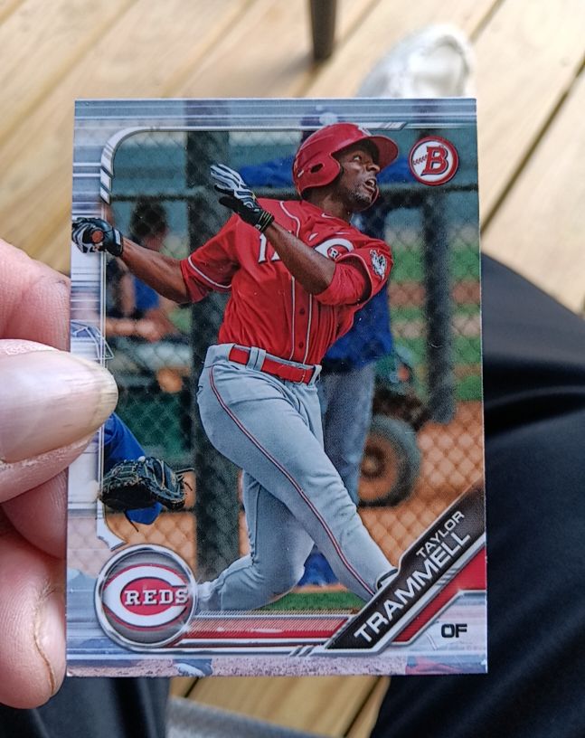 2019 Bowman Prospects #BP-24 Taylor Trammell — front