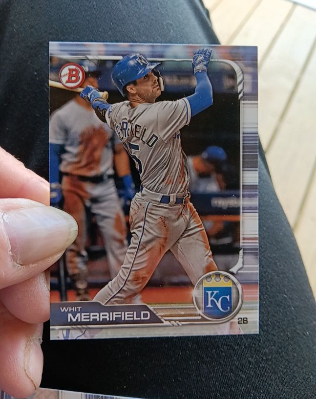 2019 Bowman #45 Whit Merrifield — front