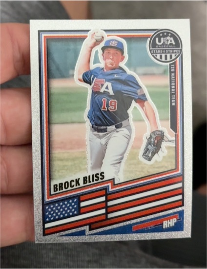 2026 Panini Stars & Stripes Prizm #14 Brock Bliss — front