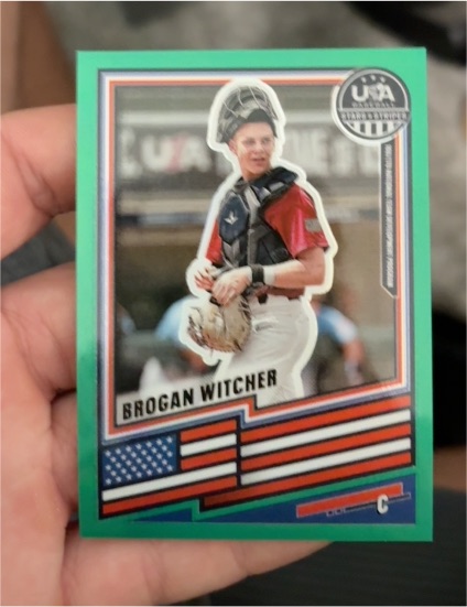2026 Panini Stars & Stripes Prizm #145 Brogan Witcher — front