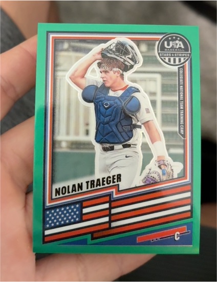 2026 Panini Stars & Stripes #128 Nolan Traeger — front