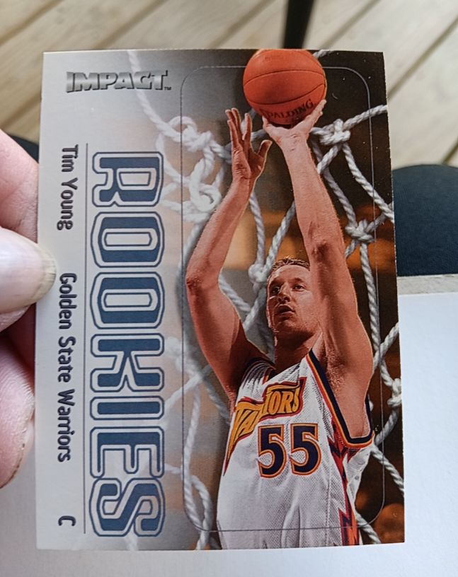 1999-00 SkyBox Impact #197 Tim Young — front