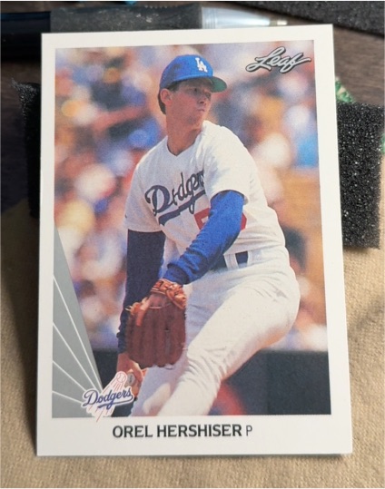 1990 Leaf #280 Orel Hershiser — front